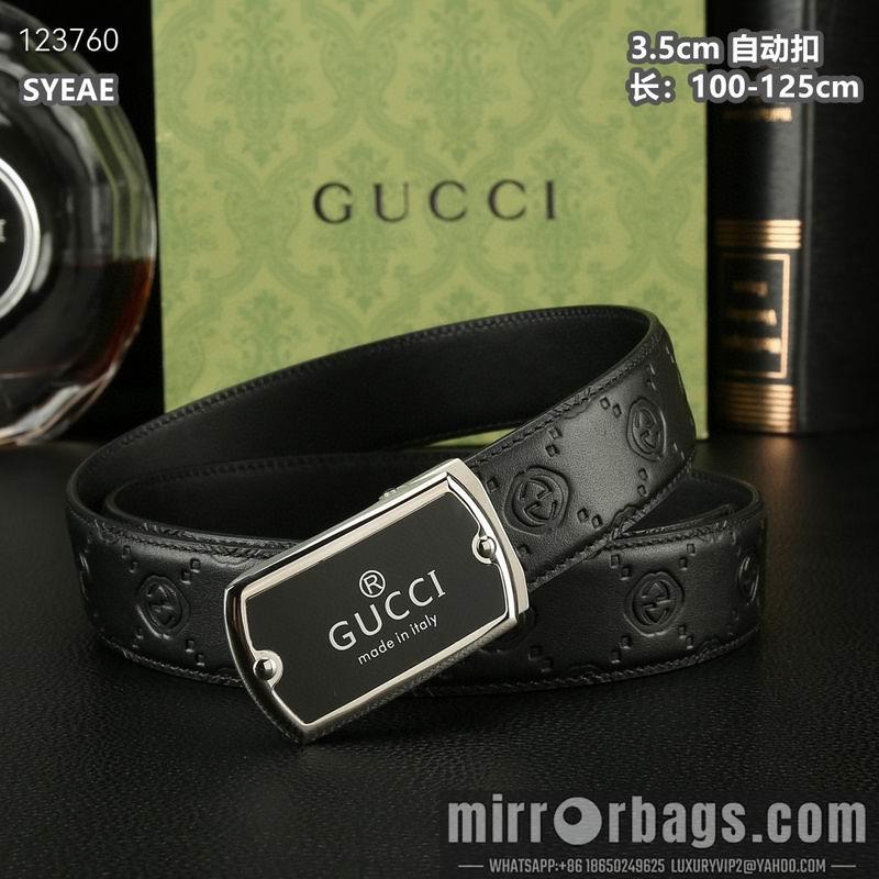 Gucci belt 35mmX100-125cm 8L50