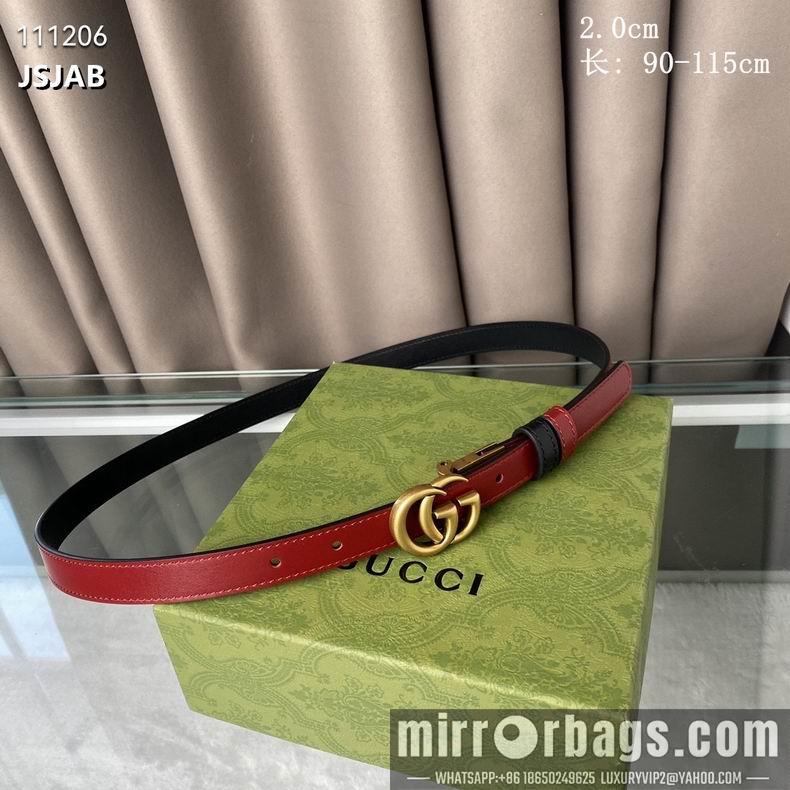 Gucci Belt 20mm 90-115cm 8L01
