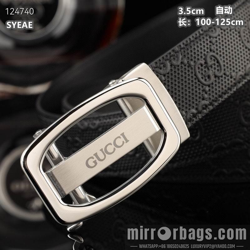 Gucci belt 35mmX100-125cm 8L33