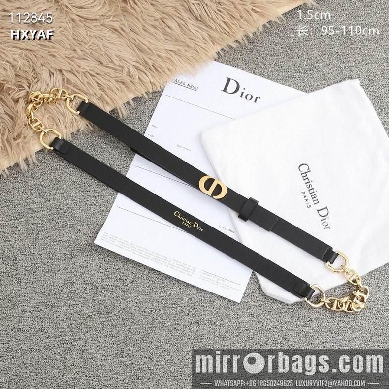 Dior belt 15mmX95-110cm 8L04