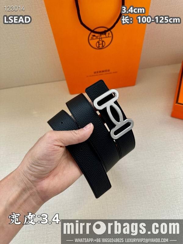 Hermes belt 34mmX100-125cm 8L07