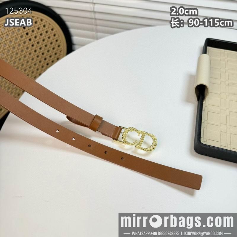 Dior belt 20mmX90-115cm 8L18