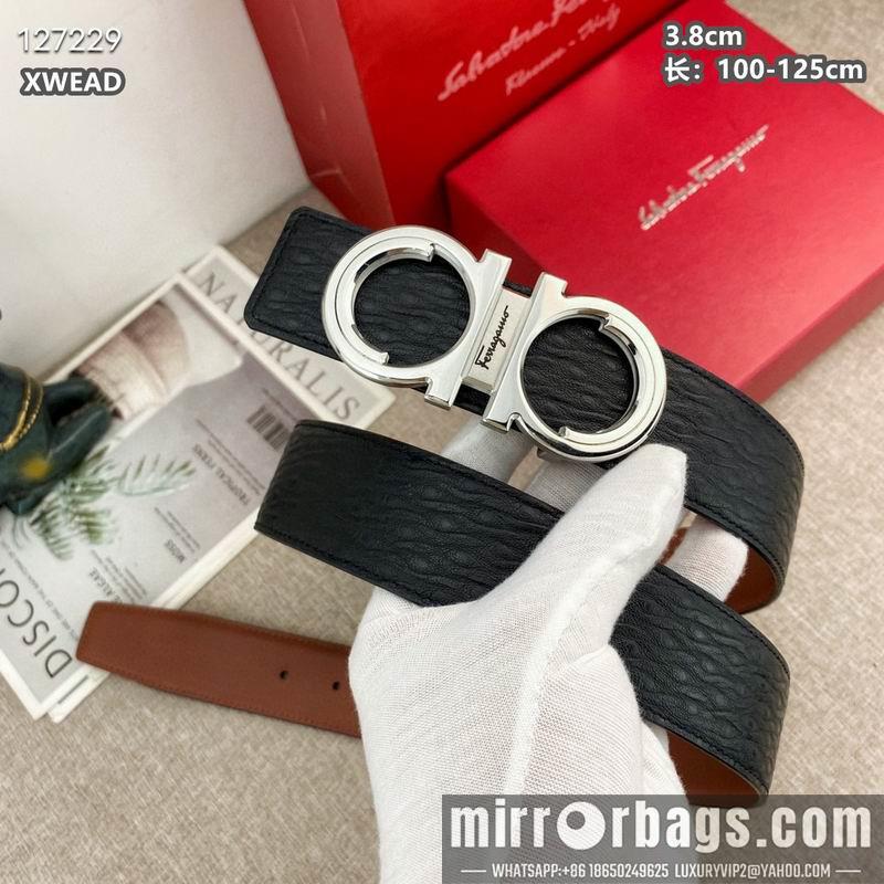 Ferragamo belt 38mmX100-125cm 8L20