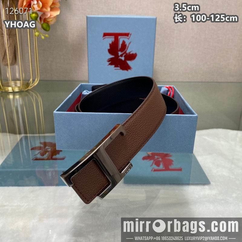 Tod's belt 35mmX100-125cm 8L07