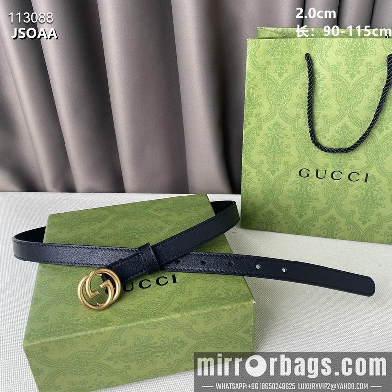Gucci belt 20mmX95-115cm 8L05