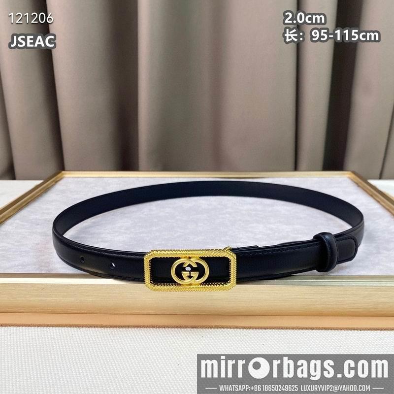 Gucci belt 20mmX95-115cm 8L15