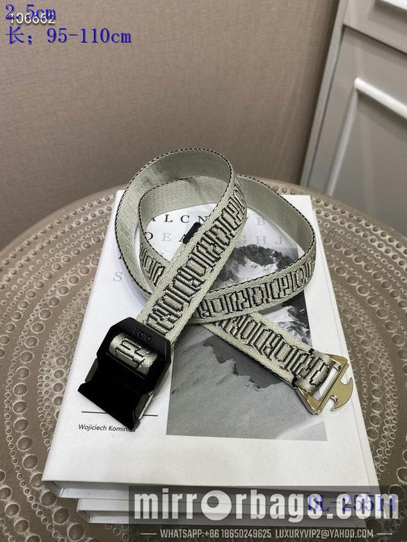 Dior Belt 25mmX95-110cm 8L02