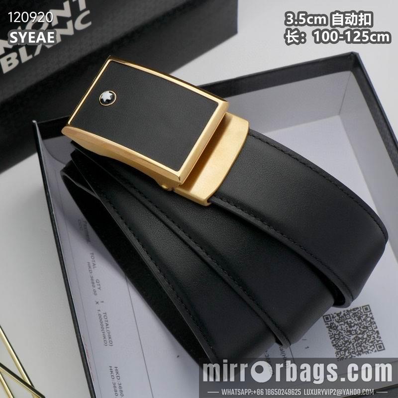 Montblanc belt 自动扣 35mmX100-125cm 8L072006