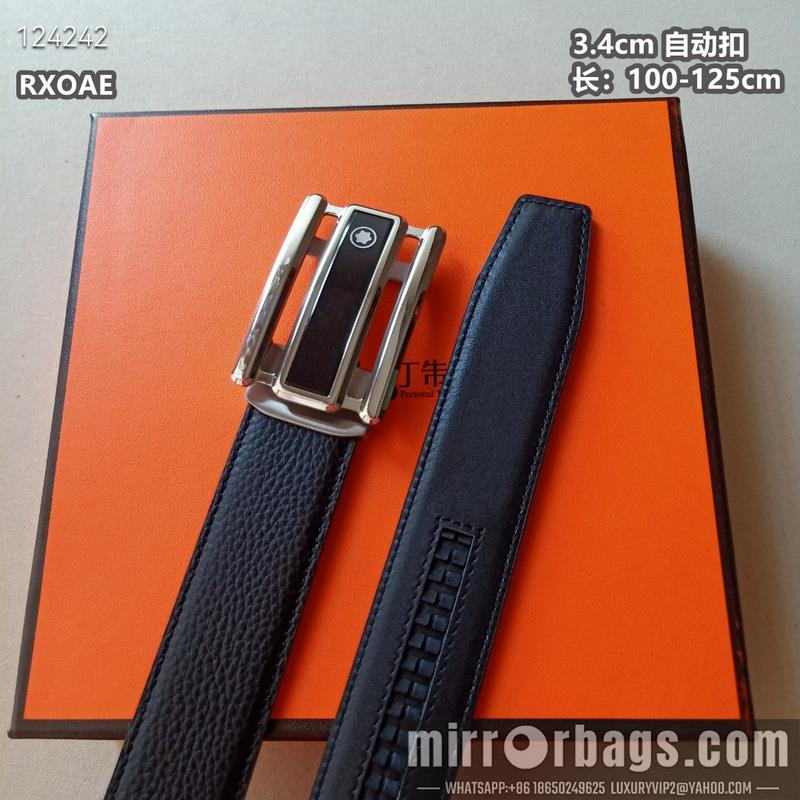 Montlanc belt 34mmX100-125cm 8L09