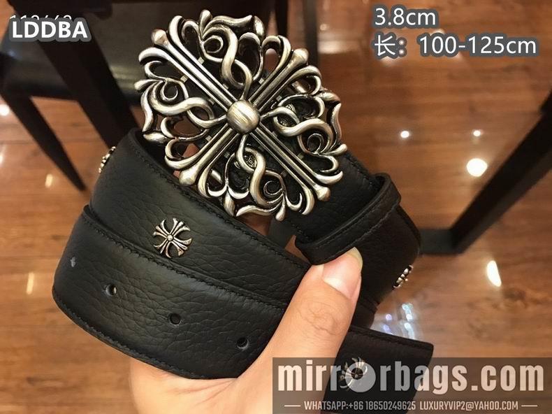 Chrome Hearts belt 38mmX100-125cm 8L05
