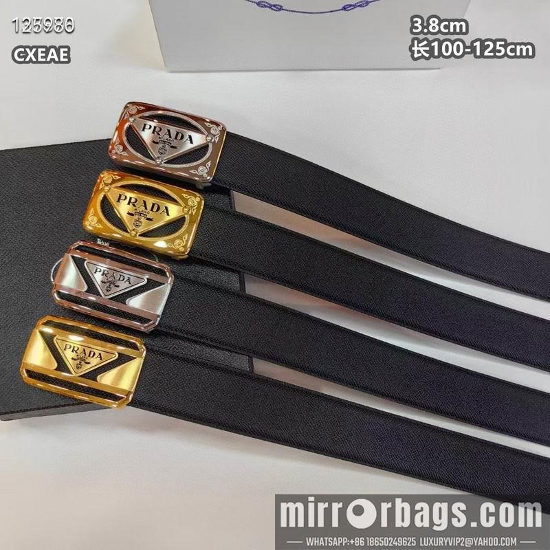 Prada belt 38mmX100-125cm 8L02