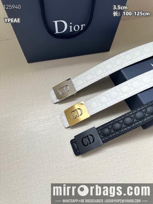 Dior belt 35mmX100-125cm 8L30