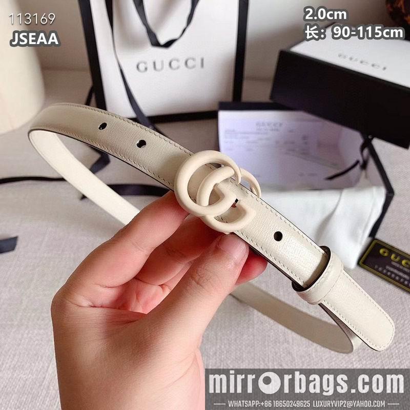 Gucci belt 20mmX90-115cm 8L16