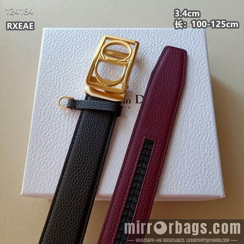 Dior belt 34mmX100-125cm 8L03