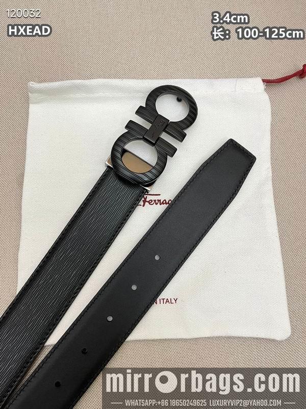 Ferragamo belt 34mmX100-125cm 8L03