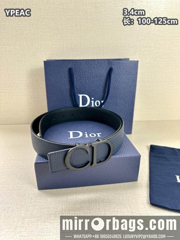 Dior belt 34mmX100-125cm 8L07