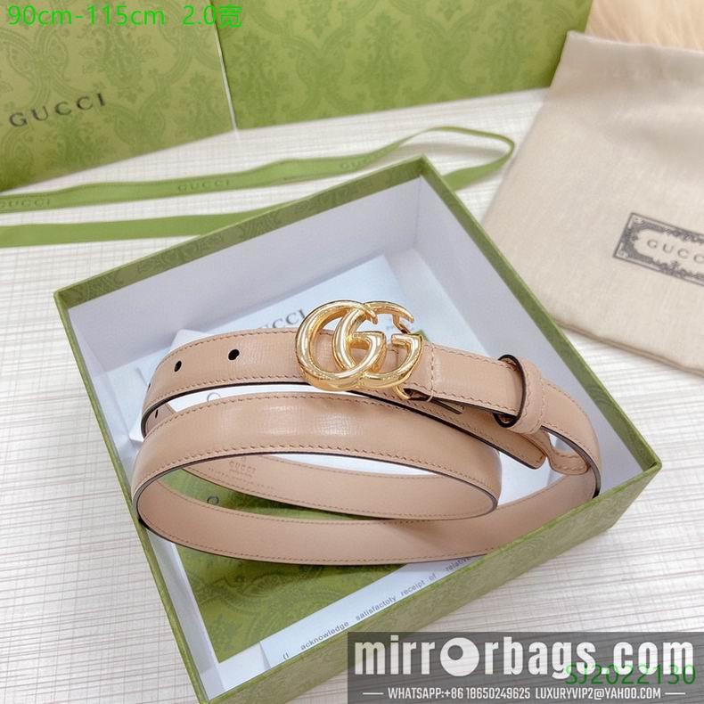 Gucci Belt 20mmX90-115cm 7D02