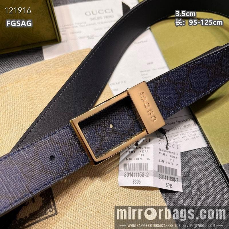 Gucci belt 35mmX95-125cm 8L01