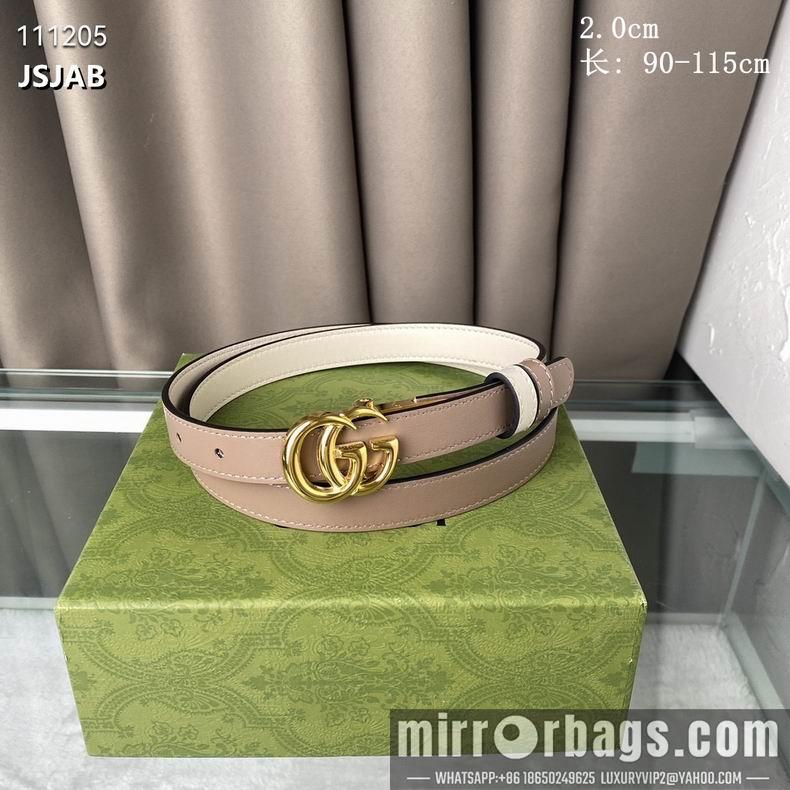 Gucci Belt 20mm 90-115cm 8L01