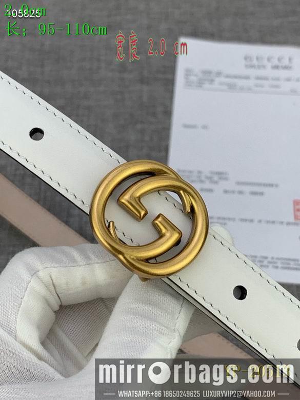 Gucci belt 20mm 95-110cm 8L01