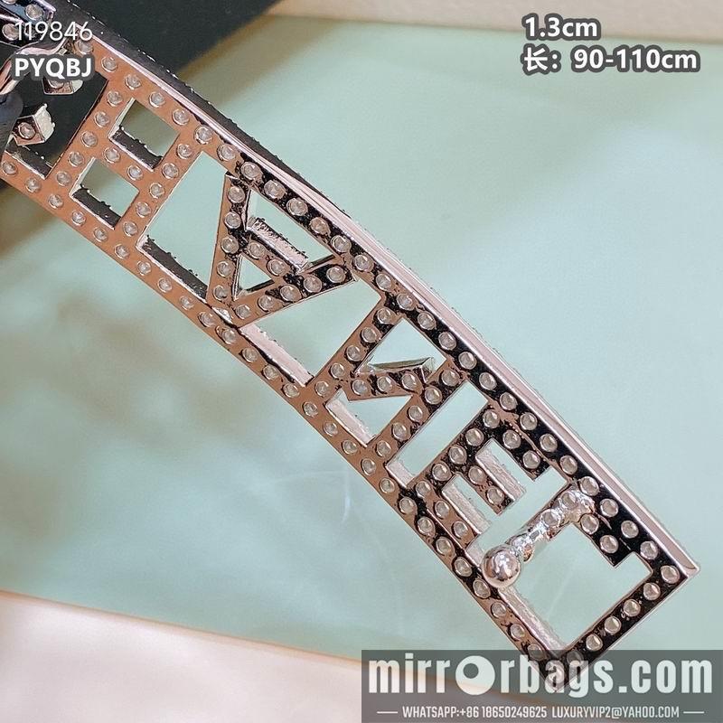 Chanel belt 13mmX90-110cm 8L040802
