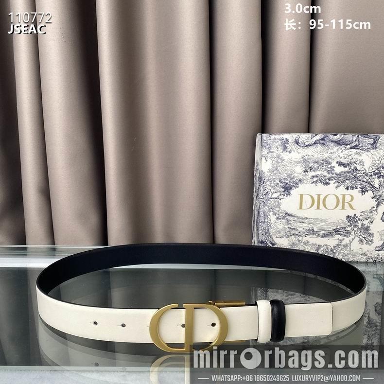 Dior Belt 30mmX95-115cm 8L08
