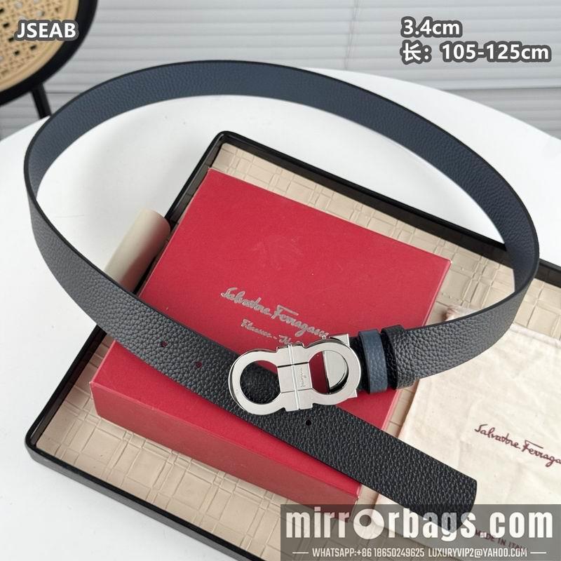 Ferragamo belt 34mmX105-125cm 8L10