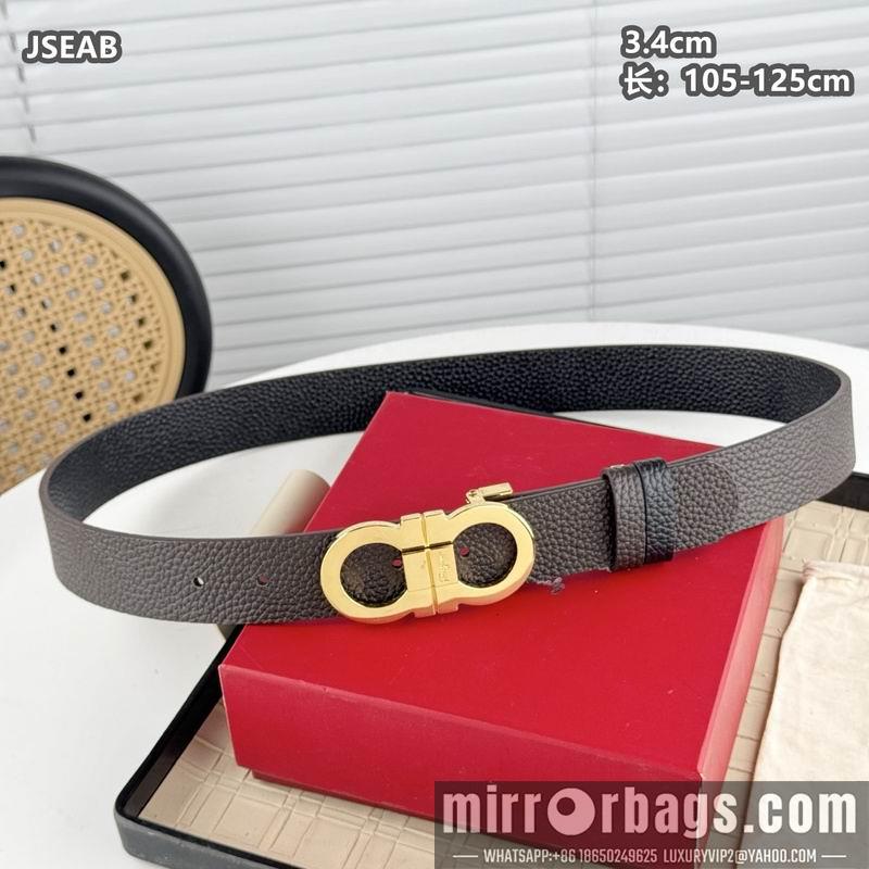 Ferragamo belt 34mmX105-125cm 8L10