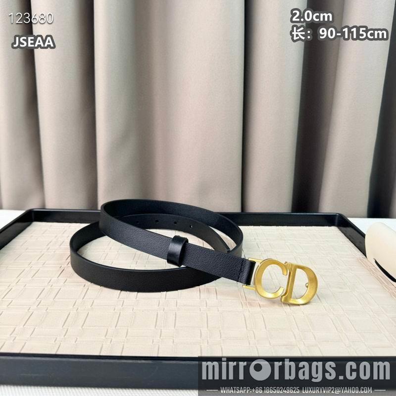 Dior belt 20mmX90-115cm 8L19