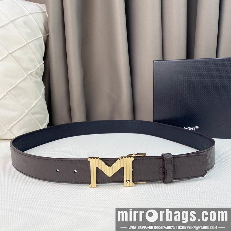Montblanc belt 35mmX95-125cm 7D07