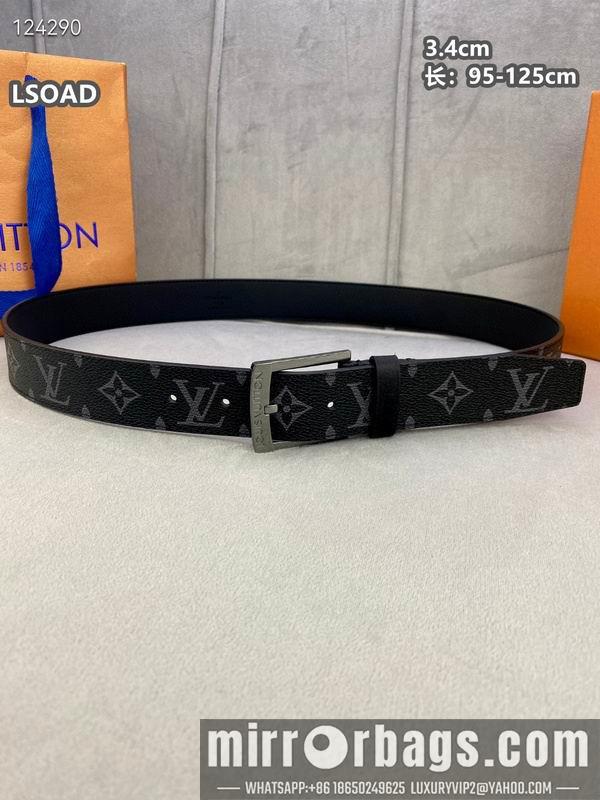 LV belt 34mmX95-125cm 8L23