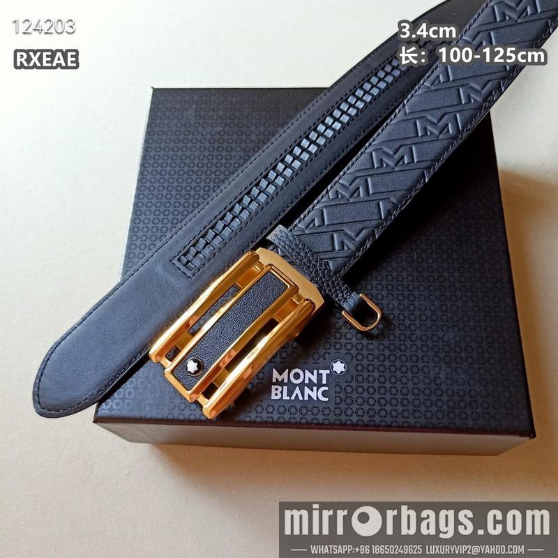 Montlanc belt 34mmX100-125cm 8L12