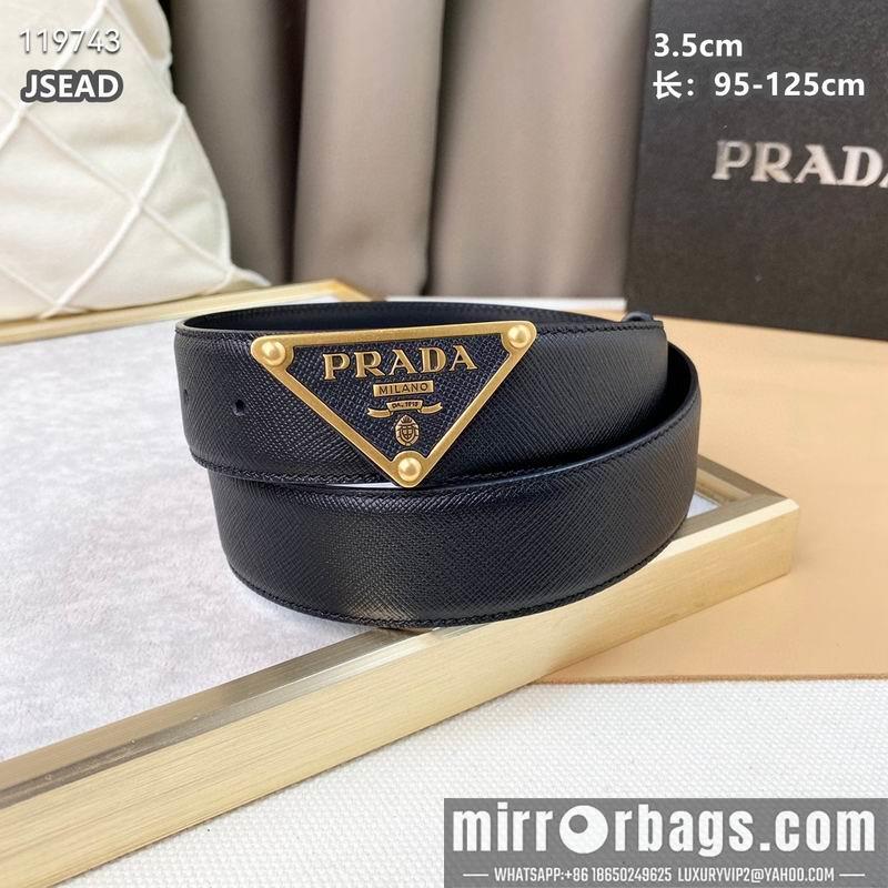 Prada belt 35mmX95-125CM 8L16