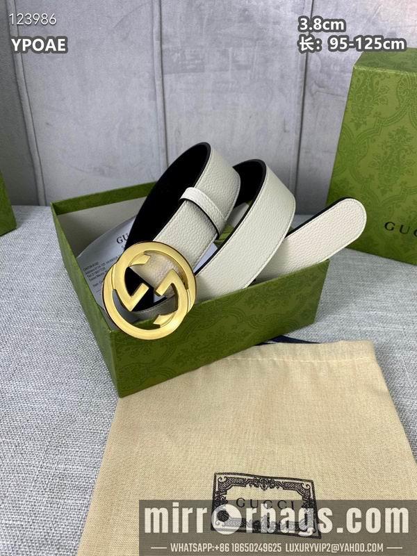 Gucci belt 38mmX95-125cm 8L10