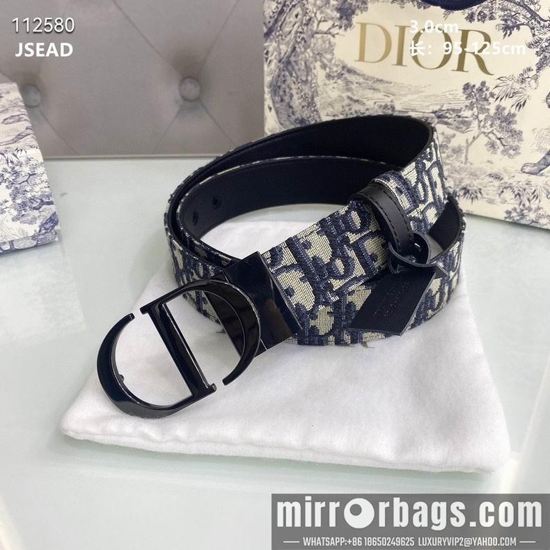 Dior belt 30mmX95-125cm 8L11