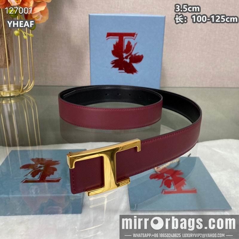 TOD's belt 35mmX100-125cm 8L10
