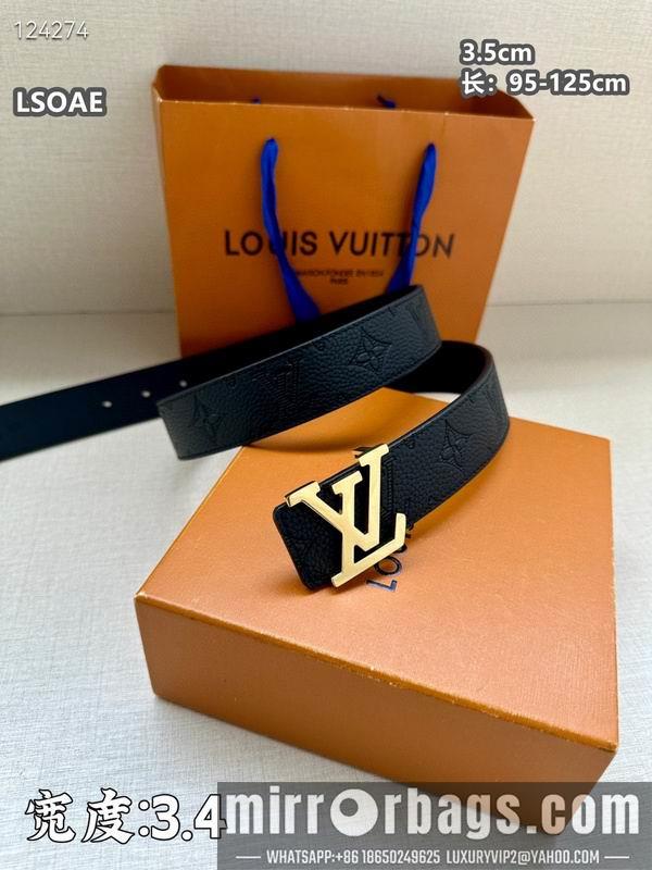 LV belt 35mmX95-125cm 8L08