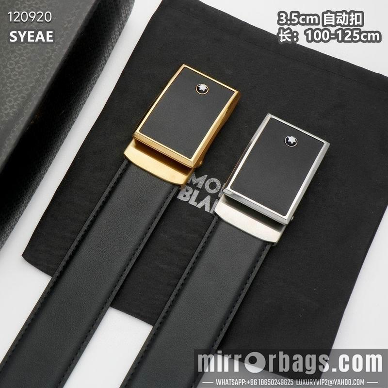 Montblanc belt 自动扣 35mmX100-125cm 8L072006