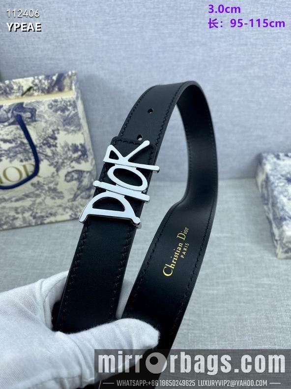 Dior belt 30mmX95-115cm 8L09