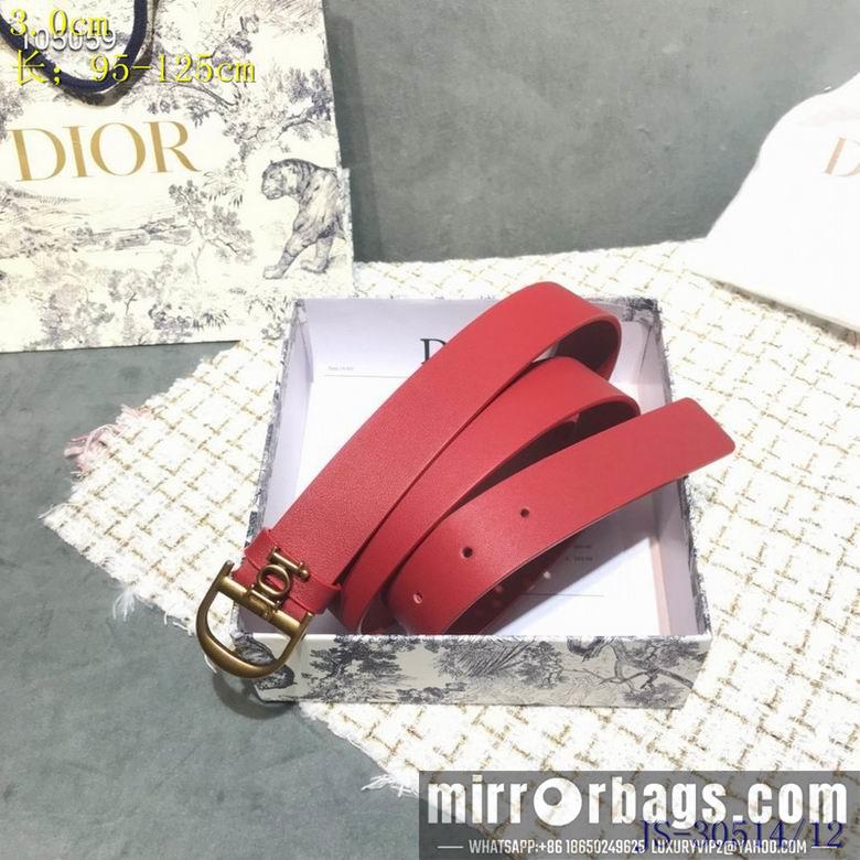 Dior Belt 30mm 95-125cm 8L06
