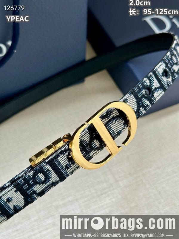 Dior belt 20mmX95-125cm 8L22