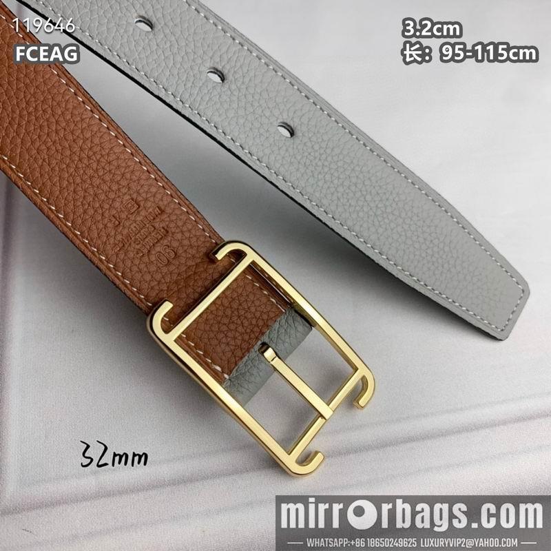 Hermes belt 32mmX95-115cm 8L040801