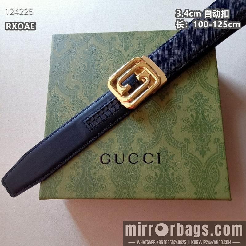 Gucci belt 34mmX100-125cm 8L21