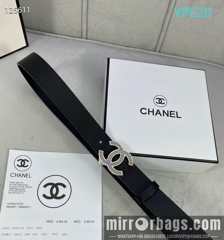 Chanel belt 30mmX95-125cm XH05