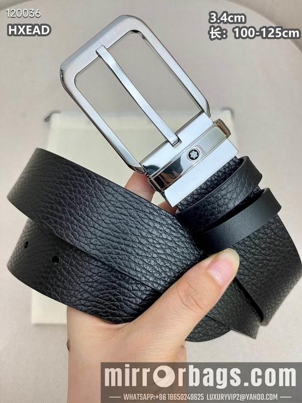 Montblanc belt 34mmX100-125cm 8L03