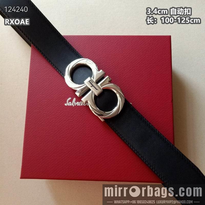 Ferragamo belt 34mmX100-125cm 8L07