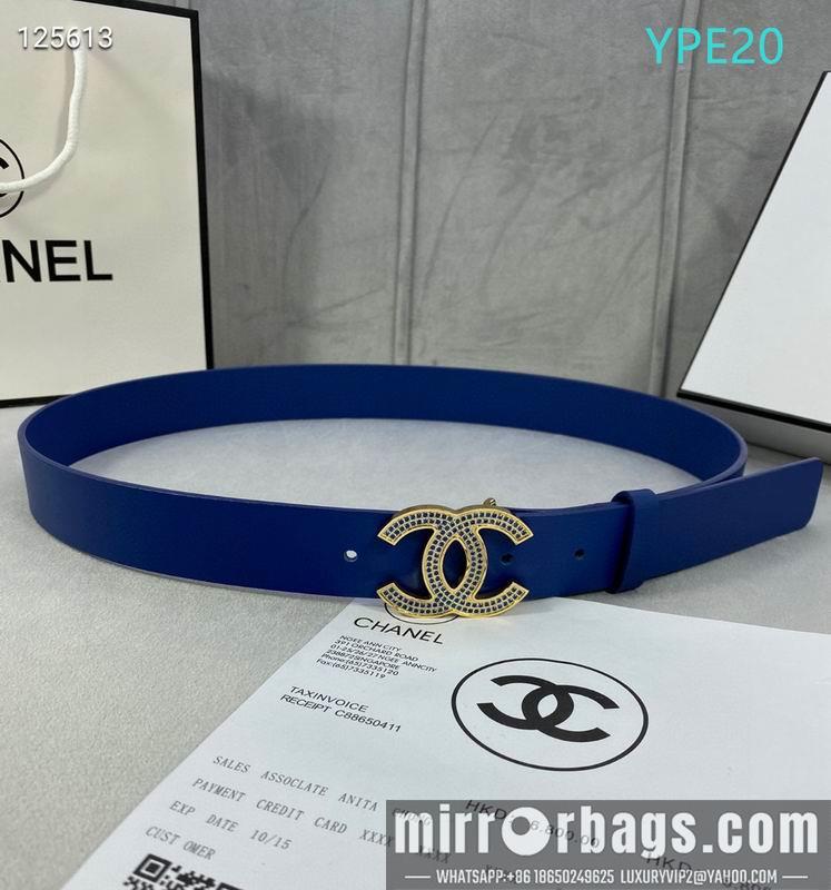 Chanel belt 30mmX95-125cm XH05