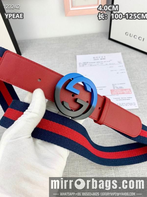 Gucci belt 40mmX100-125cm 8L135