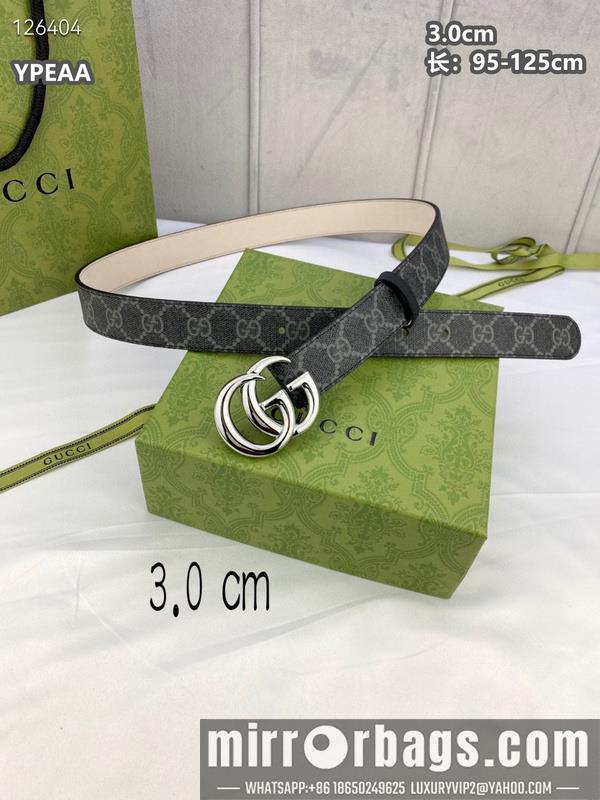 Gucci belt 30mmX95-125cm 8L20