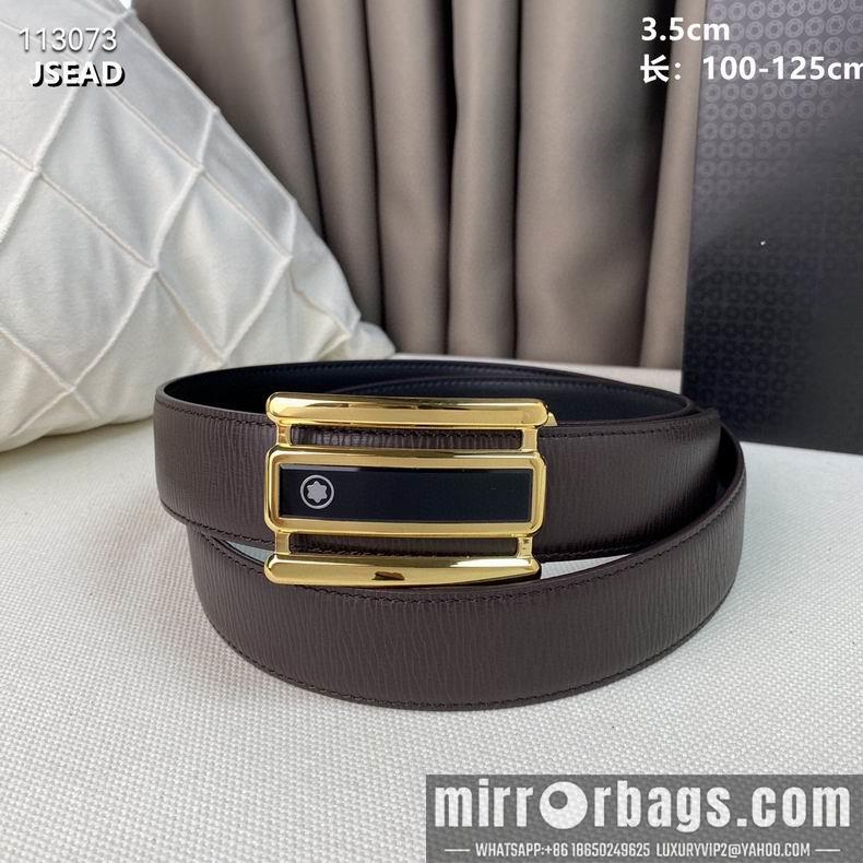 Montblanc belt自动带 35mmX100-125cm 8L03